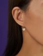 14K Gold Butterfly Earrings 