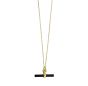 14k Gold T-Bar Necklace