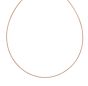 14K Gold 1.5mm Round Omega with Screw off Lock