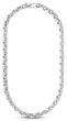 Men's Cable Edge Rolo Link Chain Necklace