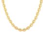 14K Gold Polished Oval Rolo Inspired Link Chain