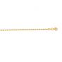 10K Gold 1.8mm Solid Diamond Cut Royal Rope Chain