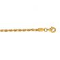 10K Gold 2.75mm Solid Diamond Cut Royal Rope Chain 
