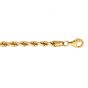 10K Gold 4.0mm Solid Diamond Cut Royal Rope Chain 