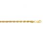 10K Gold 4.0mm Diamond Cut Lite Rope Chain 