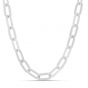 Sterling Silver Italian Link Paperclip Chain