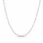 Sterling Silver 3mm Moon-cut Bead Chain