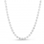 Sterling Silver 5mm Moon-cut Bead Chain