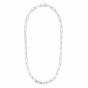 Silver Squared Paperclip Link Chain 