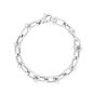 Silver Jax Link Bead Bracelet