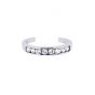 Silver Channel Set CZ Toe Ring