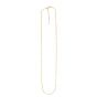 14K Gold .95mm Endless Adjustable Concave Box Chain 