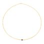 14K Garnet Mirrored Chain