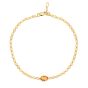 14K Citrine Mirrored Chain