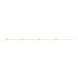 14K Gold Pearl Clover Chain