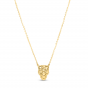 14K Gold Panther Necklace