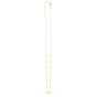 14K Gold Bead Station Necklace