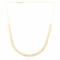 14K Polished Heart Link Chain Necklace 