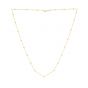 14K Saturn Bead Chain Necklace