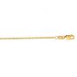 14K Gold 1.5mm Diamond Cut Cable Chain 