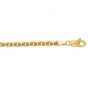 14K Gold 3.7mm Diamond Cut Cable Chain