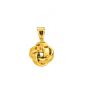 14K Gold Small Love Knot Necklace