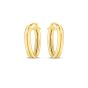 14K Double Oval Hoop Earrings