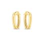 14K Double Oval Hoop Earrings