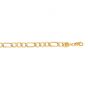 14K Gold 6.6mm Lite Figaro Chain