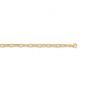 14K Gold Textured Cable Anklet