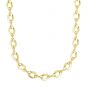 14K Gold Polished Oval Link Chain