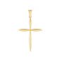 14K Gold Polished Cross