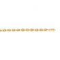 14K Gold Puffed Mariner Chain
