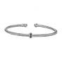 Sterling Silver Italian Cable Bangle