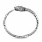 Woven Creatures Sterling Silver Snake Bangle