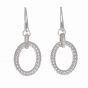 Sterling Silver Italian Cable Earring