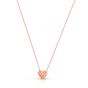 14K Gold Scribbles Heart Necklace
