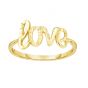 14K Gold "Love" Ring