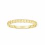 14K Gold Mini Curb Stackable Ring