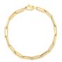 14K Gold 4.2mm Paperclip Chain 
