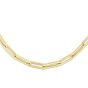 14K Gold 4.2mm Paperclip Chain 