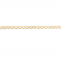 14K Gold Heart Link Chain
