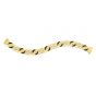 14K Gold Curb Onyx MOP Inlay Bracelet