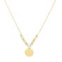 14K Gold & Pearl Pallina Disc Necklace