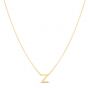14K Mini Initials Necklace Series - ALL LETTERS