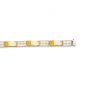 14K Two-tone Gold Railroad Link with Screw Detail Chain