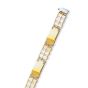 14K Two-tone Gold Railroad Link with Screw Detail Chain
