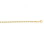 14K Gold 3mm Diamond Cut Royal Rope Chain 