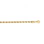 14K Gold 4mm Diamond Cut Royal Rope Chain 