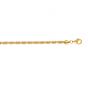 14K Gold 5mm Diamond Cut Royal Rope Chain 